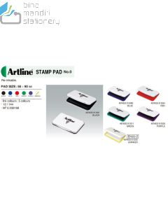 e-catalogue gambar atk Artline EHJU-2 Stamp Pad No. 0 Uninked (56 x 90 mm) Bantalan Tinta Stempel