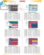 Jual Kantong Poket Resleting Dokument Joyko Document Bag DCB-34 Bill (Kombinasi) terlengkap di toko alat tulis