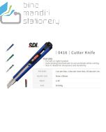 Foto Pisau Kater Kecil SDI 0416 Cutter Knife (A-300) Auto Lock supplier lengkap SDI