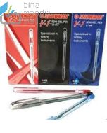 E-Katalog gambar perlengkapan Pena Pulpen Snowman Ballpoint V-1 Medium 1.0mm Black